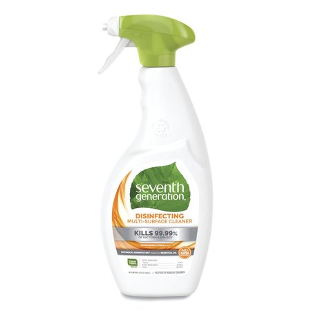 Seventh Generation Cleaners & Detergents, Spray Bottle, Lemongrass Citrus, 8 PK 22810